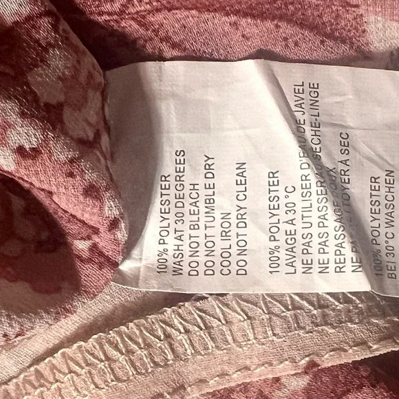 Nasty Gal Tiered Mini Dress. Size 10 - Picture 7 of 7